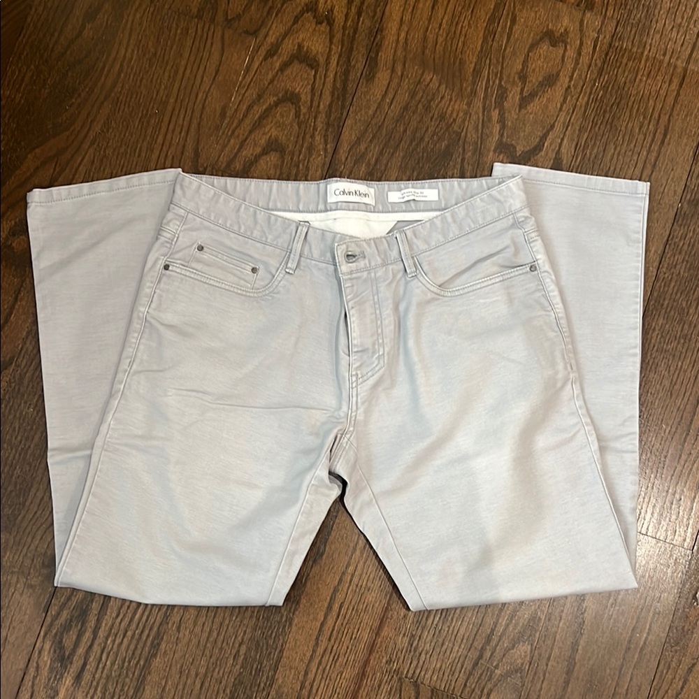 Calvin Klein Gray Slim Jeans Versatile Style 32x30